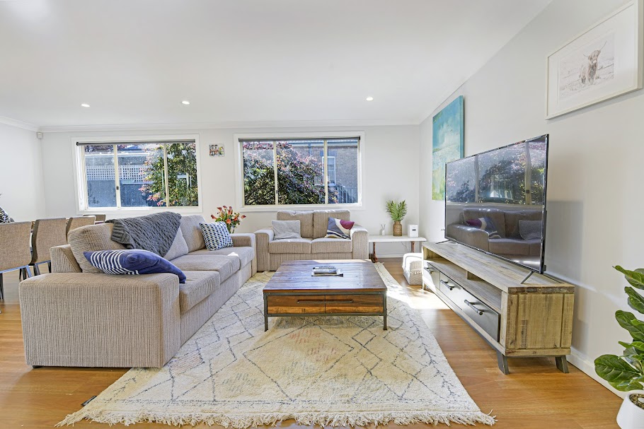 Inviting living room in the Strategic Stays portfolio